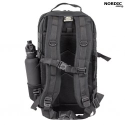 Nordic Army® Assault rygsæk net pocket 28L - Sort