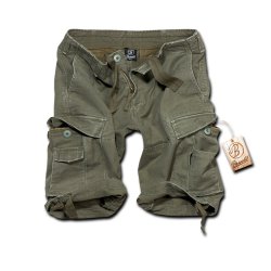 Brandit Vintage Paratrooper Shorts Olivgrön