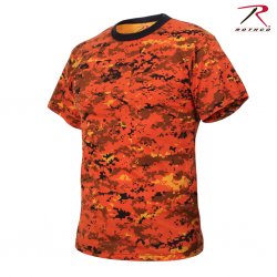 Rothco Digital Camo Orange T-Shirt