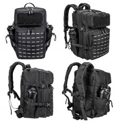 Nordic Army Laser Cut Träningsryggsäck - Svart - 45Liter