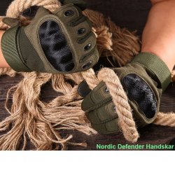 Nordic Defender Tactical Gloves - Army Green