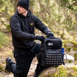 Nordic Army Laser Cut Träningsryggsäck - Svart - 45Liter