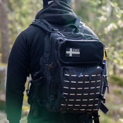 Nordic Army Laser Cut Träningsryggsäck - Svart - 45Liter