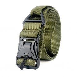 Magnetic equipment belt with Triangle ring - Olive