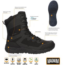 MAGNUM ULTIMA 8.0 SZ WP - Vandtæt støvle med lynlås