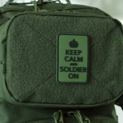Brandit Cooper rygsæk Keep Calm - Green