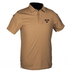 MIL-TEC® Polo T-Shirt Quickdry - Coyote Brun