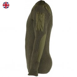 Woolly Pully Military Nato Knitwear - Green
