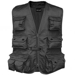 Miltec Fishing vest - Sort