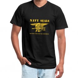 T Shirt NAVY SEALS - Sort