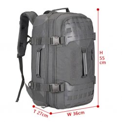 Nordic-Army Protector Duffel Ryggsäck 55L - Grå