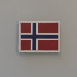 Norsk Flagga - Gummi