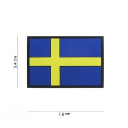 Patch 3D PVC Sweden Flag