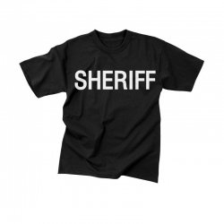Sheriff T-trøje Sort