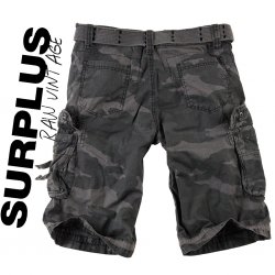 Surplus Royal Shorts - Black Camo