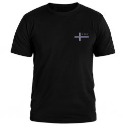 Army Gross - Thin Blue Line SWE T-Shirt - Svart