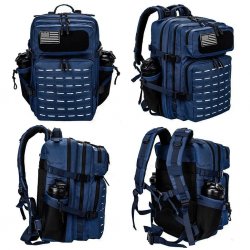 Nordic Army Laser Cut Gym Rygsæk - Navy Blue- 45Liter
