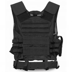 Mil Tec USMC Tactical Vest Black