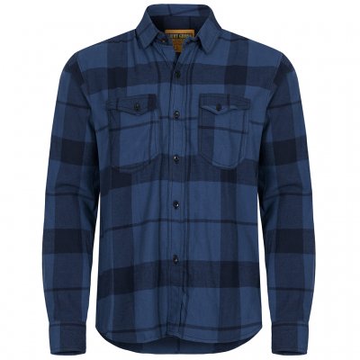Nordic Army® Flannel Shirt - Blue-Svart