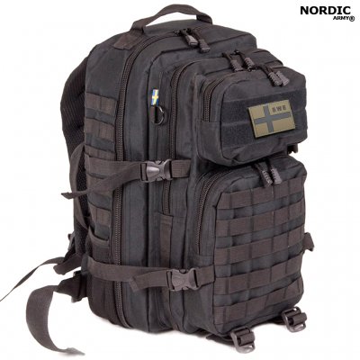 Nordic Army Assault Back Pack Net Pocket 50L - Black