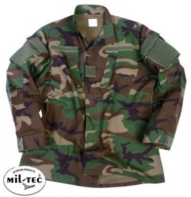 Amerikansk Sturm Miltec militær jakke Woodland Camo