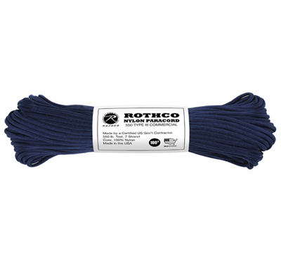 Paracord US Original MIDNIGHT Blå 30meter