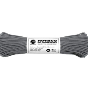 Paracord US Original CHARCOAL Grå 30meter