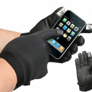 Svart Neoprene pekskärm Duty Handskar
