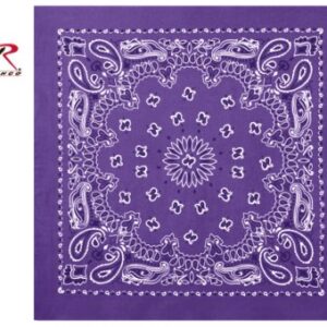 Rothco Trainmen Bandana Purple/Vit
