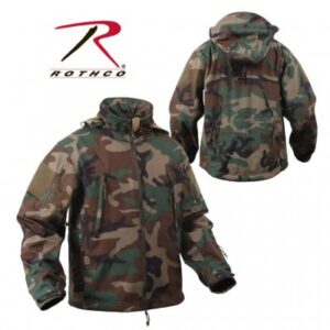 ROTHCO Special OPS Tactical Softshell Jakke Woodland Camo