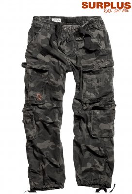 Surplus Raw Vintage Airborne Bukser - Black Camo