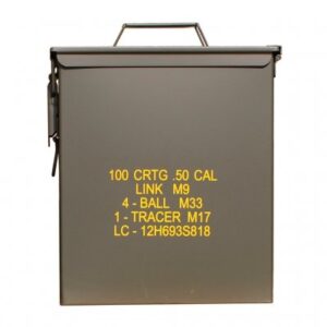 US M9 CAL. 50 LARGE AMMO BOX STEEL
