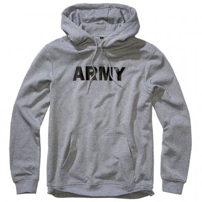 Brandit Army Hoodie - Grey Melan