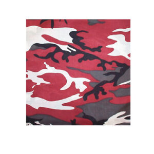 US Bandana i Rød kamuflage