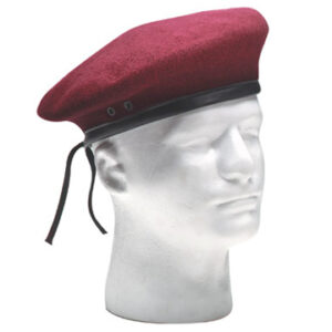 ULTRA FORCE G.I. STYLE vinrød ULD Beret