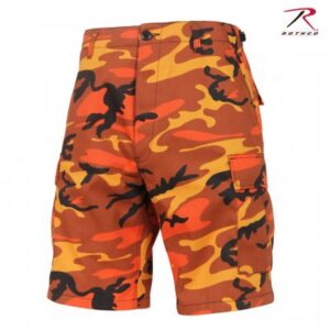 Rothco BDU Shorts - Savage Orange Camo