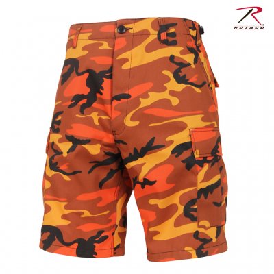 Rothco BDU Shorts - Savage Orange Camo