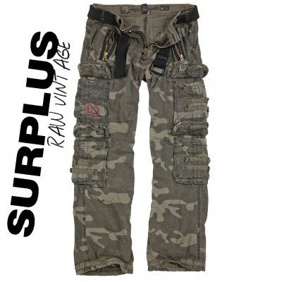 Surplus Royal Traveler Bukser - Black Camo
