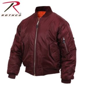 American Bomber Jakke Mænd Vinrød / Maroon