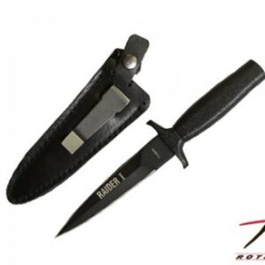 BLACK MATTE RAIDER I BOOT KNIFE