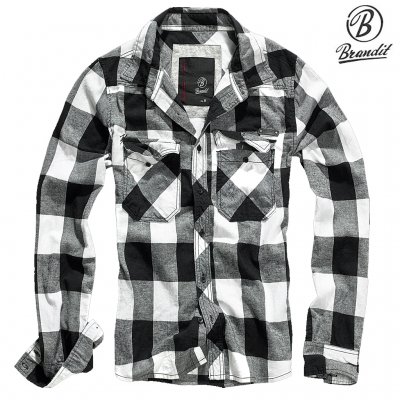 Brandit Flannel Shirt - Hvid