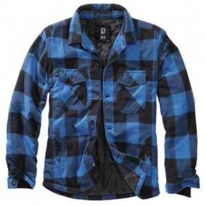 Brandit Lumberjakke Padded - Blue Chek
