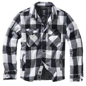 Brandit Lumberjakke Padded - White Check