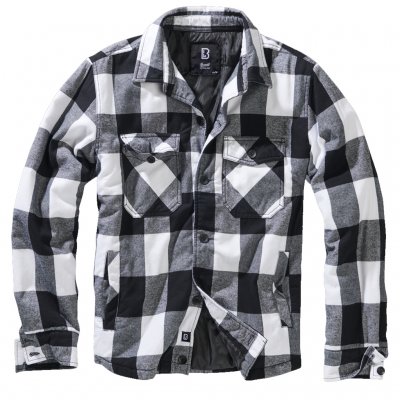 Brandit Lumberjakke Padded - White Check