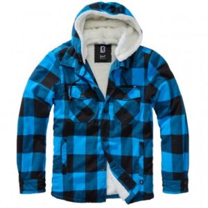 Brandit Lumberjacket Fur hooded - Blue