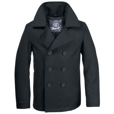 Brandit U.S. Navy Skepparkavaj, Peacoat Sort