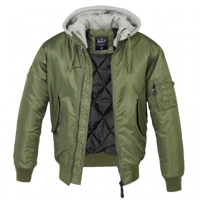 Brandit MA1 Sweat Hooded jakke - OD
