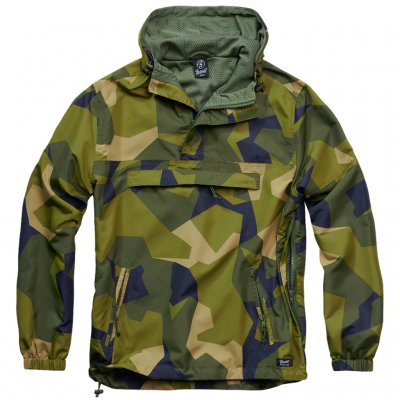 Brandit Summer Windbreaker- Swedish M90 Camo