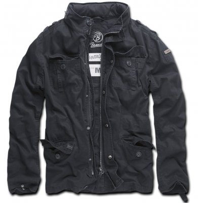 Brandit Britannia Vintage Jakke Sort