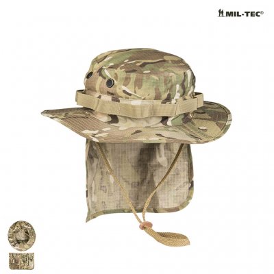 BRITISH Multicam R/S BOONIE WITH NECK FLAP